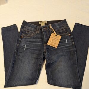 Democracy Women's High Rise Dark Blue Skinny Jeans